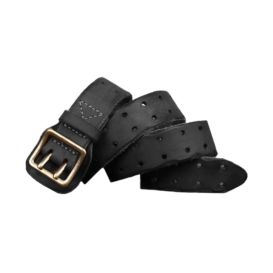 Echt-Leder Gürtel RAGNAR aus robustem Rindsleder mit massiver Schnalle – inspiriert von Wikinger-Optik