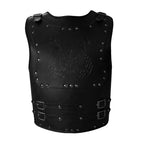 Fenrir Wikinger Rüstung – schwarze Lederrüstung für Krieger und Reenactment