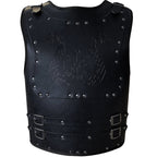 Fenrir Rüstung – stabile schwarze Lederrüstung für Mittelalter Märkte