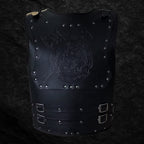 Fenrir Wikinger-Rüstung – schwarze Leder-Rüstung für LARP und Mittelalter