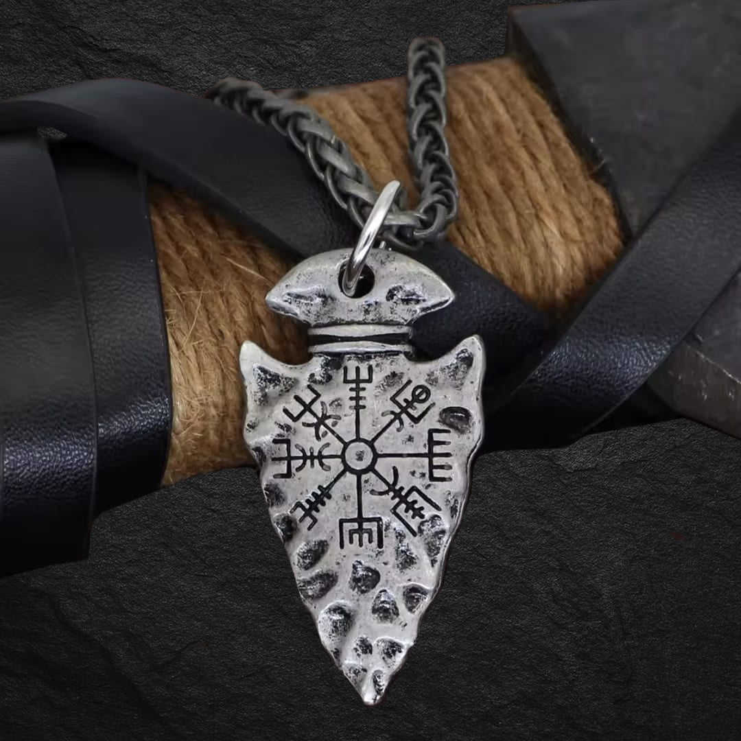 Wikinger Halskette | VEGVISIR ARROWHEAD