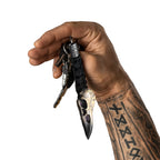 Wikinger Schlüsselanhänger Raven Skull kaufen – Raben-Schädel Odin im Wikinger-Stil