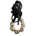 Wikingerin Leder-Haarband | SKULLS