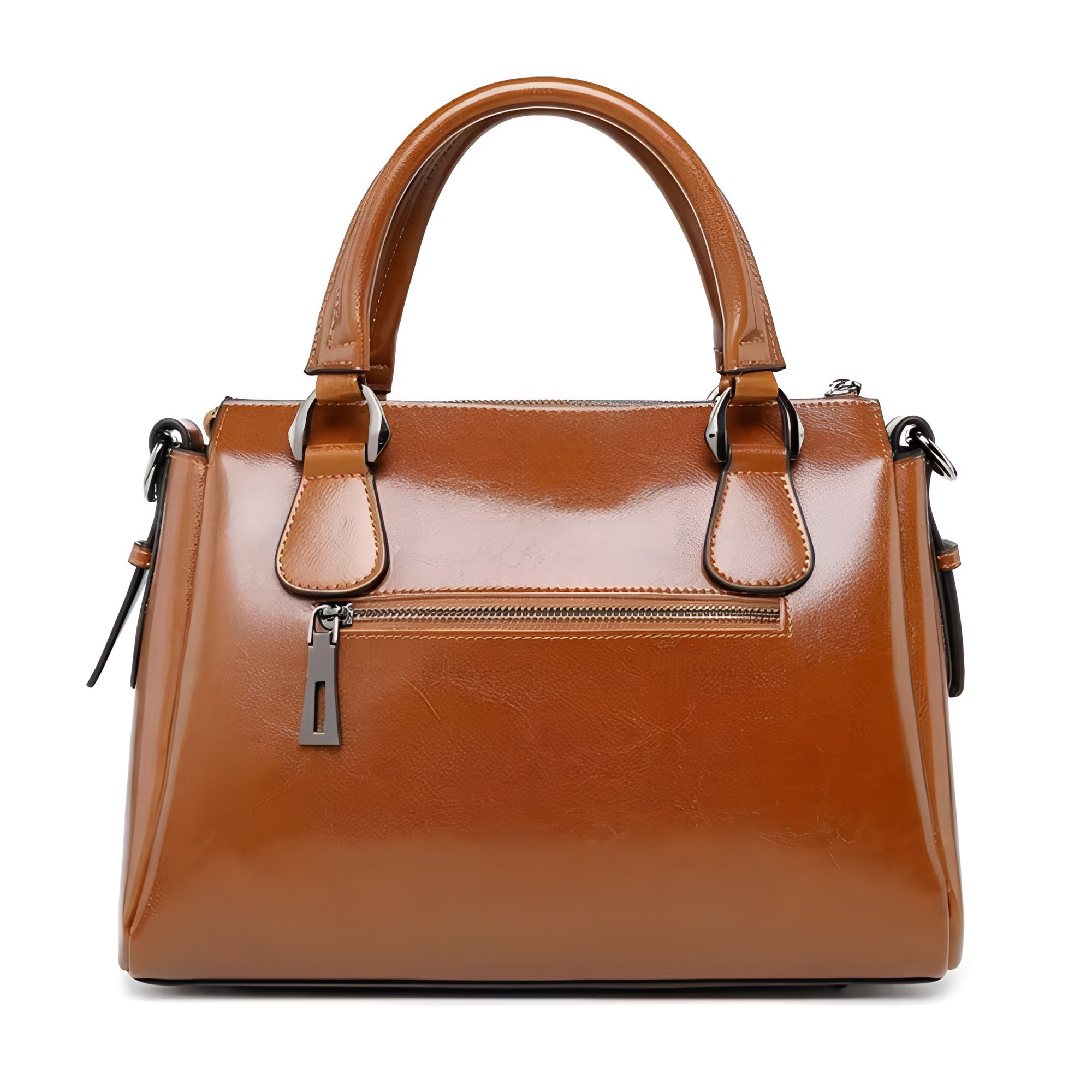 Echtleder Handtasche Damen Business Vorderansicht aus Rindsleder